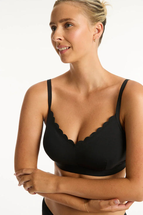 Sea Level Scalloped Dd E Cup Bralette